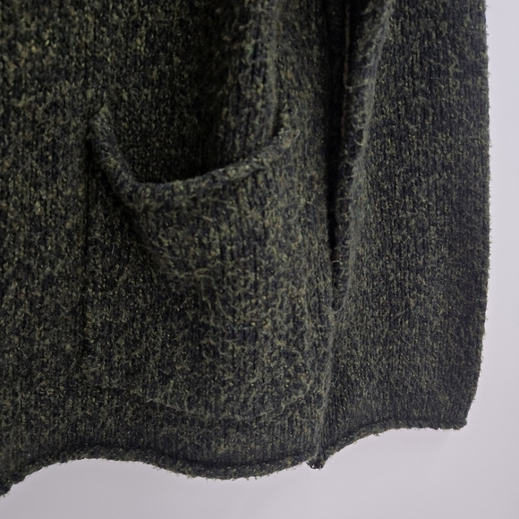 By Anthropologie Josie Cardigan Sweater‎ Chunky Knit Holly Green - Picture 4 of 15
